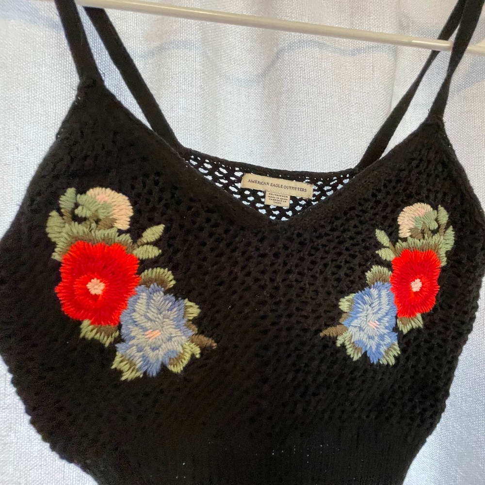 BoHo crocheted top